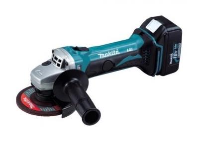 Akumuliatorinis kampinis šlifuoklis MAKITA BGA452RFE